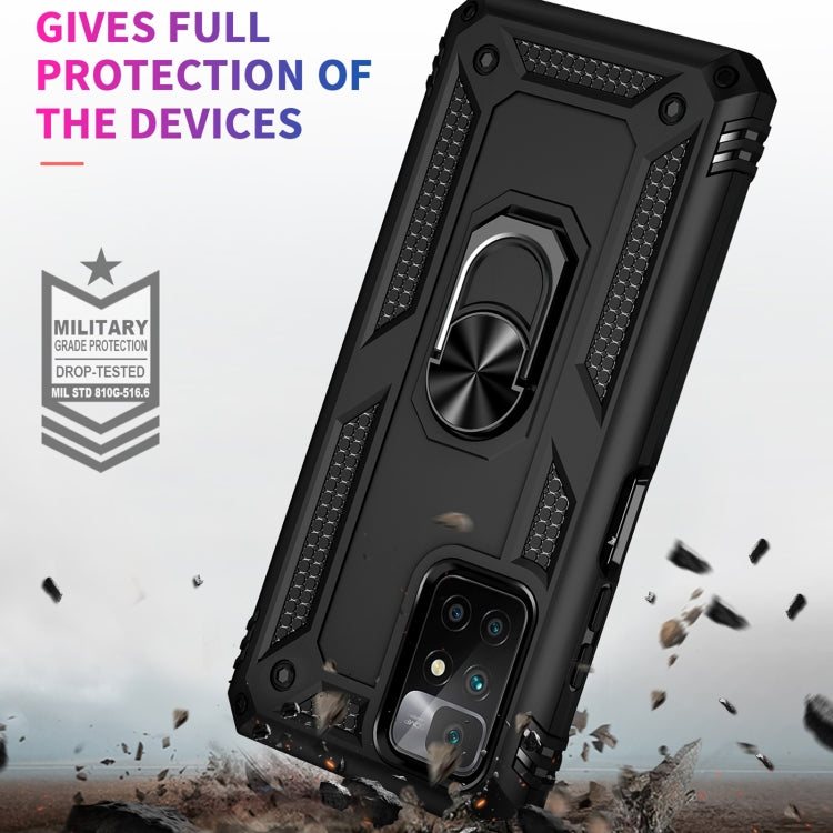 For Xiaomi Redmi 10 Shockproof TPU + PC Phone Case with 360 Degree Rotating Holder(Black) - Xiaomi Cases by buy2fix | Online Shopping UK | buy2fix