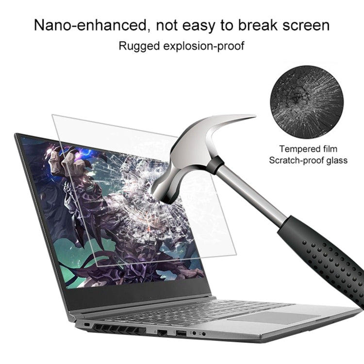 Laptop Screen HD Tempered Glass Protective Film For MECHREVO S2 14 inch - Computer & Networking by buy2fix | Online Shopping UK | buy2fix