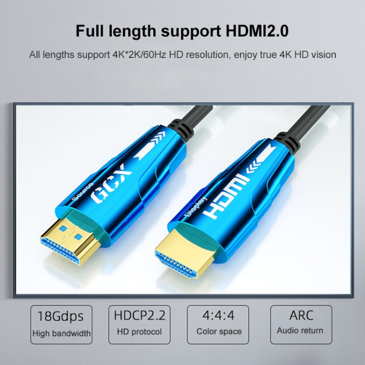 HDMI 2.0 Male to HDMI 2.0 Male 4K HD Active Optical Cable, Cable Length:15m - Audio Optical Cables by buy2fix | Online Shopping UK | buy2fix