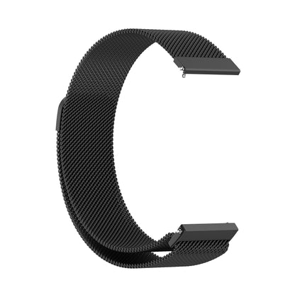 For Huawei Watch GT 3 42mm 20mm Milan Metal Watch Band(Black) - Smart Wear by buy2fix | Online Shopping UK | buy2fix