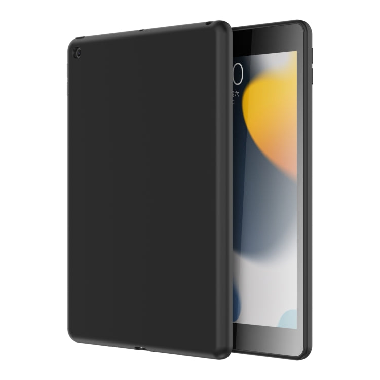 For iPad 10.2 2021 / 2020 / 2019 Mutural Silicone Microfiber Tablet Case(Black) - iPad 10.2 Cases by Mutural | Online Shopping UK | buy2fix