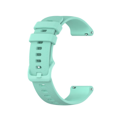 For Garmin Silicone Smart Watch Watch Band, Size:20mm Universal(Mint Green) - Watch Bands by buy2fix | Online Shopping UK | buy2fix