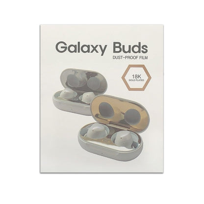 For Galaxy Buds Wireless Bluetooth Earphone Metal Protective Sticker(Black) - Protective Sticker by buy2fix | Online Shopping UK | buy2fix