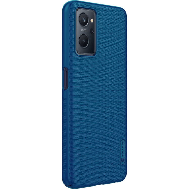 For OPPO Realme 9i NILLKIN Frosted PC Phone Case(Blue) - Realme Cases by NILLKIN | Online Shopping UK | buy2fix