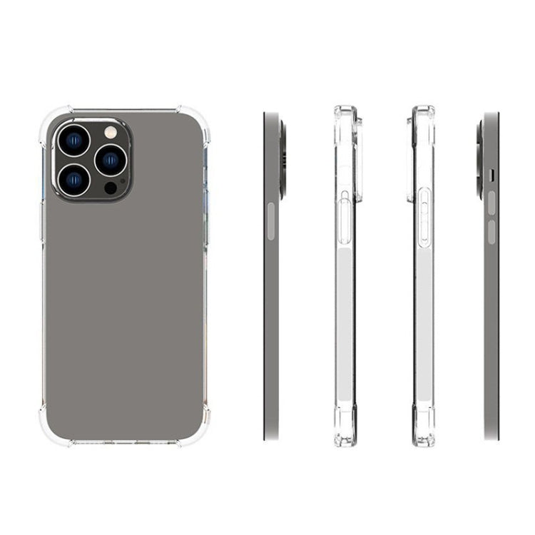 For iPhone 14 Pro Max Shockproof TPU Phone Case (Transparent) - iPhone 14 Pro Max Cases by buy2fix | Online Shopping UK | buy2fix