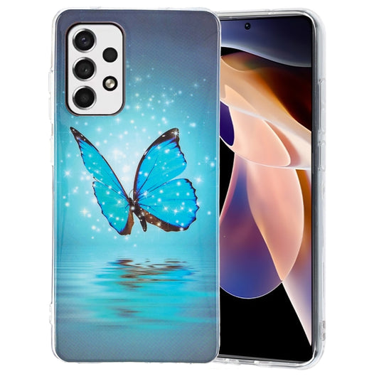 For Samsung Galaxy A53 5G Luminous TPU Protective Phone Case(Butterfly) - Galaxy Phone Cases by buy2fix | Online Shopping UK | buy2fix