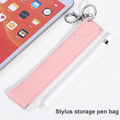 PU Leather Shockproof Protective Case with Metal Buckle for Apple Pencil 1 / 2(Sky Blue) - Pencil Accessories by buy2fix | Online Shopping UK | buy2fix