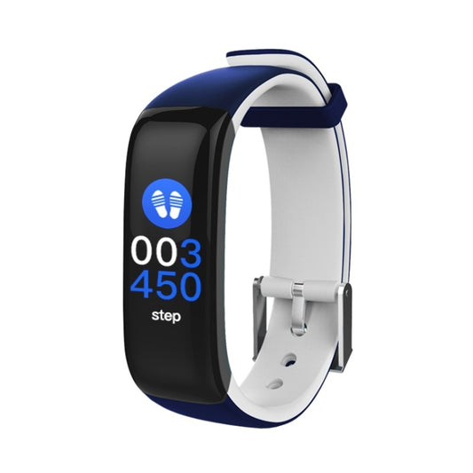 P1 Plus 0.96 inch TFT Color Screen Smart Wristband, Support Blood Pressure Monitoring/Heart Rate Monitoring(Blue White) - Smart Wear by buy2fix | Online Shopping UK | buy2fix