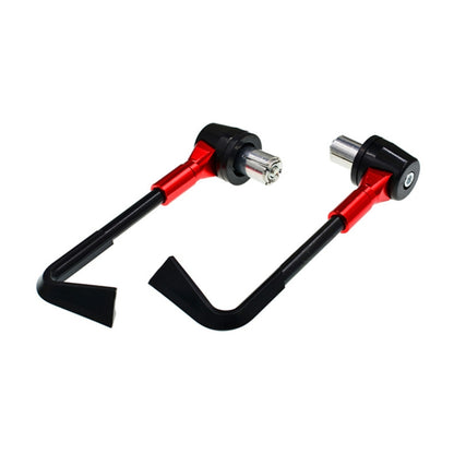 2 PCS Universal 22mm Shockproof Protection Rod CNC Horn Shape Handbrake Motorcycle Modification Accessories(Red) - In Car by buy2fix | Online Shopping UK | buy2fix