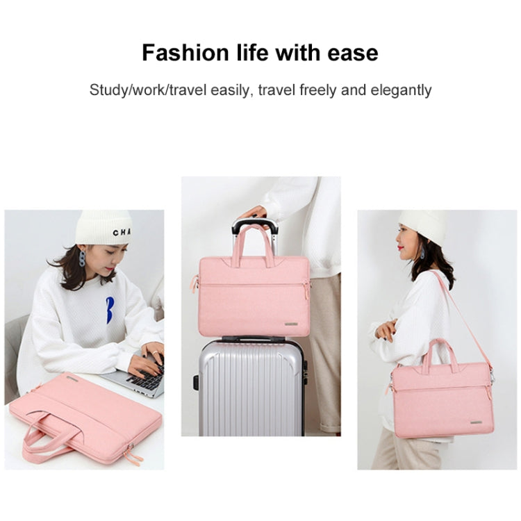 Handbag Laptop Bag Inner Bag with Shoulder Strap, Size:12 inch(Pink) - Other by buy2fix | Online Shopping UK | buy2fix