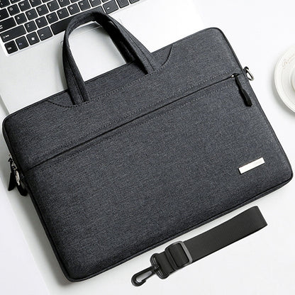 Handbag Laptop Bag Inner Bag with Shoulder Strap, Size:14 inch(Dark Grey) - Other by buy2fix | Online Shopping UK | buy2fix