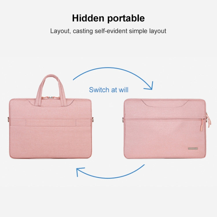 Handbag Laptop Bag Inner Bag with Shoulder Strap, Size:14 inch(Pink) - Other by buy2fix | Online Shopping UK | buy2fix