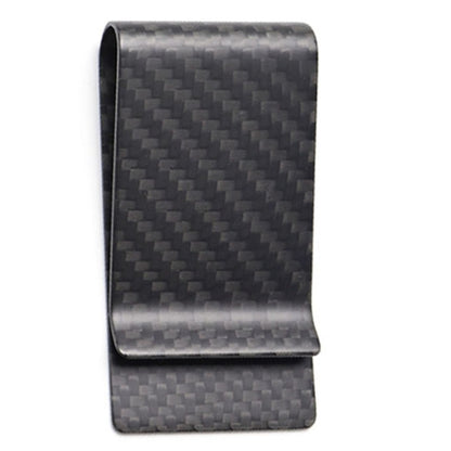 Car Carbon Fiber Card Holder Wallet Credit Card Clip(Matte) - In Car by buy2fix | Online Shopping UK | buy2fix