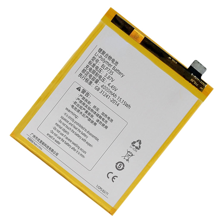 BLP735 4000mAh For OPPO Reno2 Li-Polymer Battery Replacement - For OPPO by buy2fix | Online Shopping UK | buy2fix