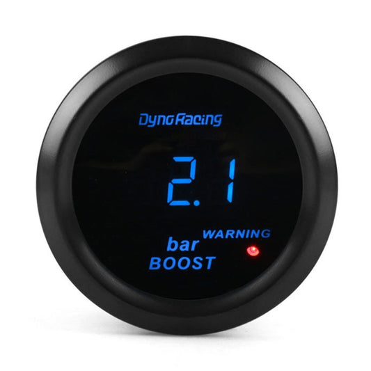 Car Modified 12V Universal 52mm Blue Light Digital Display Meter, Style:Turbo Boost Gauge BAR - In Car by buy2fix | Online Shopping UK | buy2fix