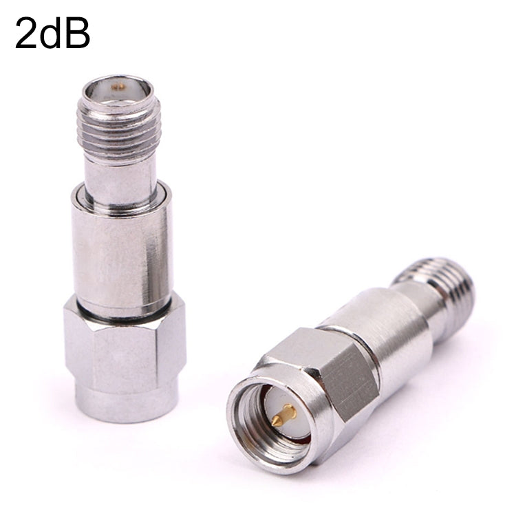 2dBi SMA Attenuator DC-6GHz SMA Coaxial Fixed Connectors - Connectors by buy2fix | Online Shopping UK | buy2fix