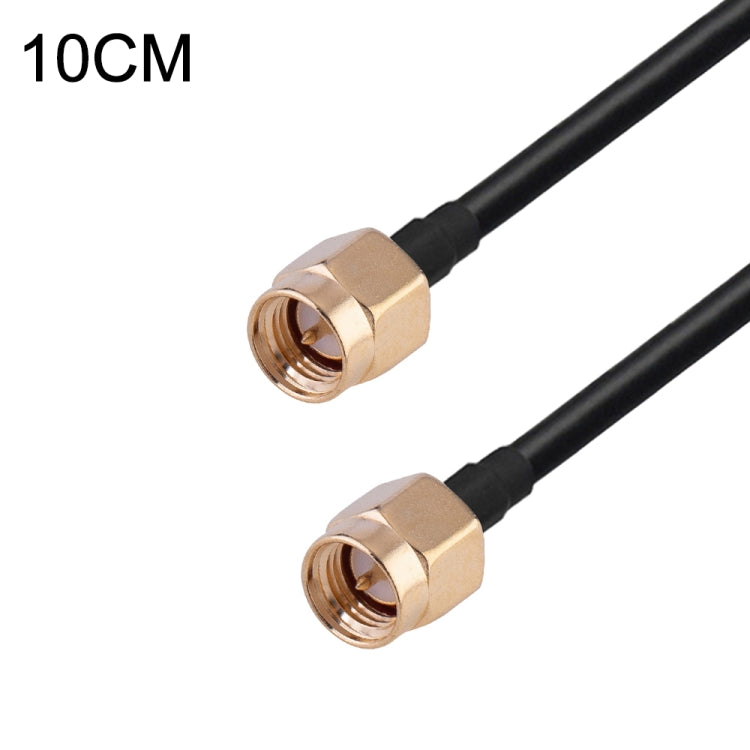 SMA Male to SMA Male RG174 RF Coaxial Adapter Cable, Length: 10cm - Connectors by buy2fix | Online Shopping UK | buy2fix