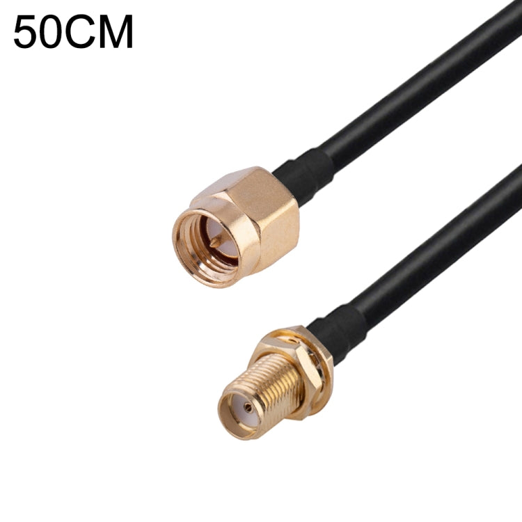 SMA Male to RP-SMA Female RG174 RF Coaxial Adapter Cable, Length: 50cm - Connectors by buy2fix | Online Shopping UK | buy2fix