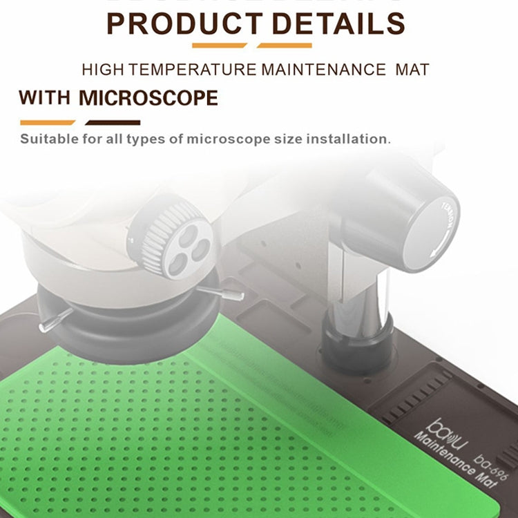 BAKU BA-696 2 in 1 Microscope Maintenance Insulation Pad - Working Mat by BAKU | Online Shopping UK | buy2fix