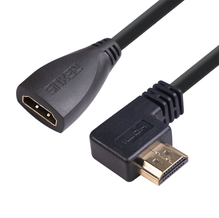 HDL-03 30cm HDMI Male Elbow to Female Adapter Cable, Type:Left Angle - Cable by buy2fix | Online Shopping UK | buy2fix