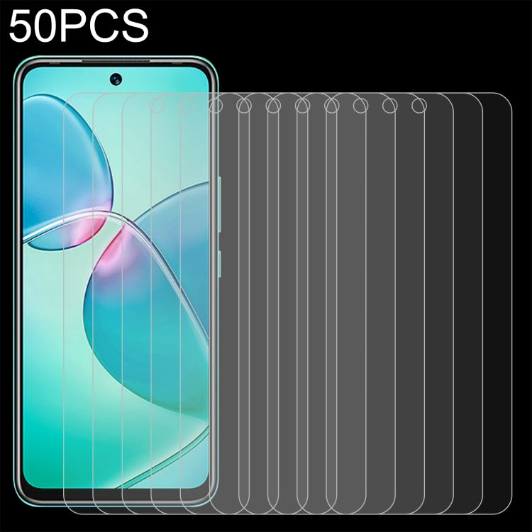 50 PCS 0.26mm 9H 2.5D Tempered Glass Film For Infinix Hot 12 Play NFC - Infinix Tempered Glass by buy2fix | Online Shopping UK | buy2fix