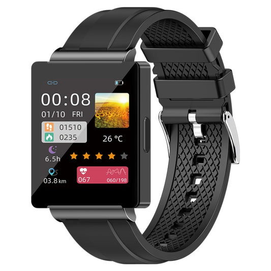 KS01 1.85 Inch Smart Watch Supports Blood Glucose Detection, Blood Pressure Detection, Blood Oxygen Detection(Black) - Smart Wear by buy2fix | Online Shopping UK | buy2fix