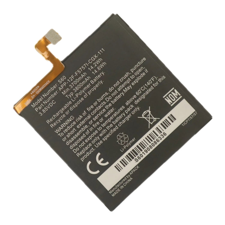 For Cat S60 3800mAh Battery Replacement - Others by buy2fix | Online Shopping UK | buy2fix