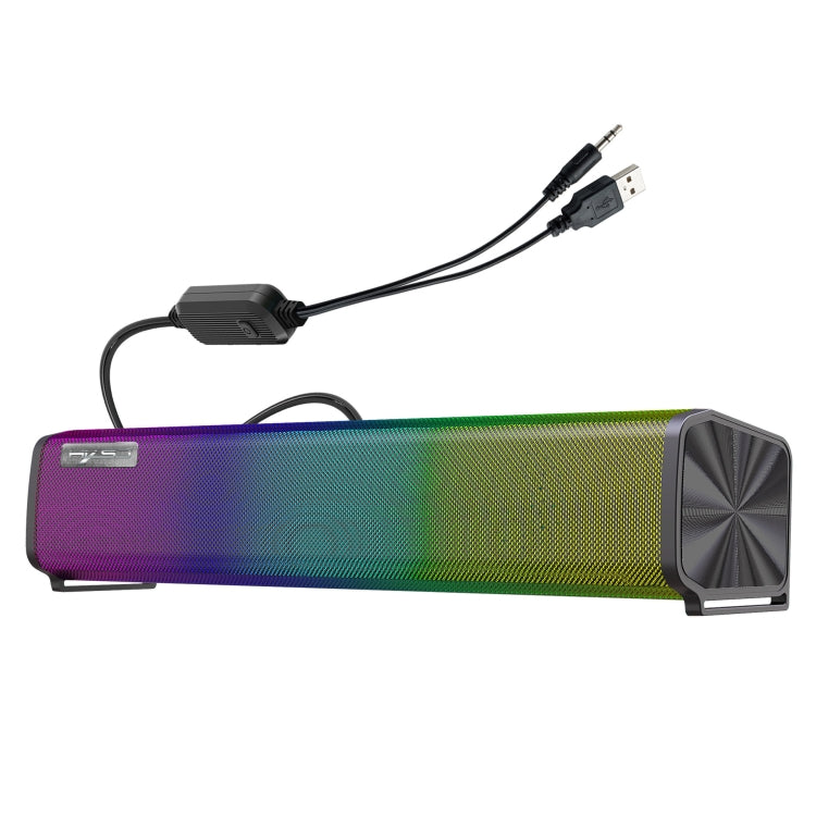 HXSJ Q9 RGB Luminous Computer Speaker Bar -  by HXSJ | Online Shopping UK | buy2fix