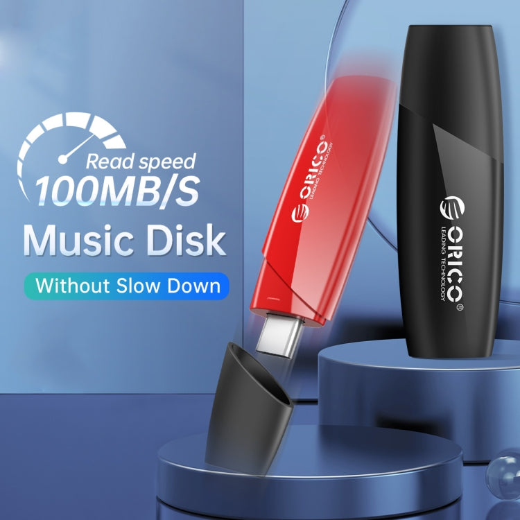 ORCIO USB3.0 U Disk Drive, Read: 100MB/s, Write: 15MB/s, Memory:32GB, Port:USB-A(Red) - USB Flash Drives by ORICO | Online Shopping UK | buy2fix