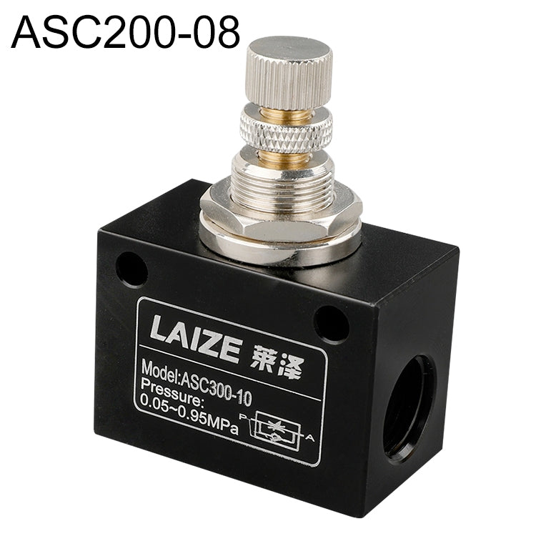 LAIZE Pneumatic Speed Regulating One-way Throttle Valve, Specification:ASC200-08 DN08mm -  by LAIZE | Online Shopping UK | buy2fix