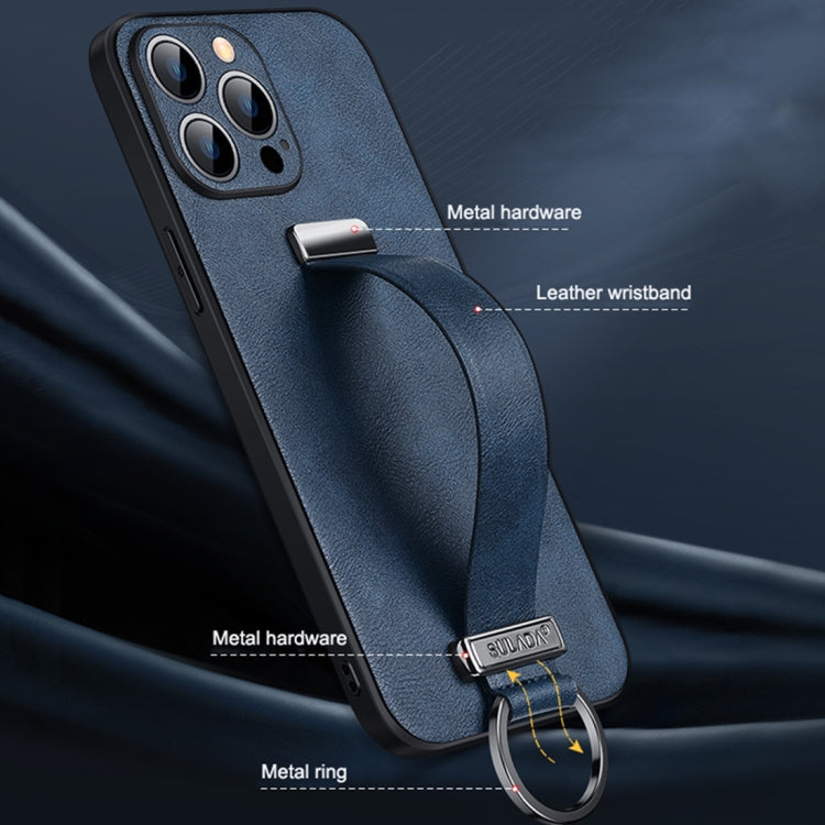 For iPhone 14 Pro SULADA Cool Series PC + Leather Texture Skin Feel Phone Case(Black) - iPhone 14 Pro Cases by SULADA | Online Shopping UK | buy2fix