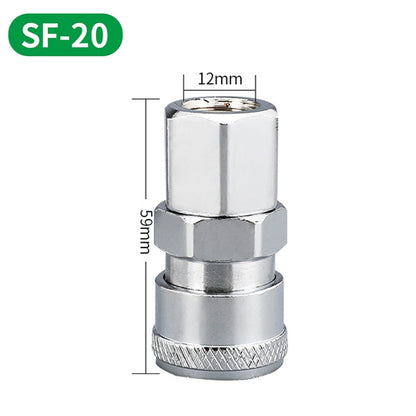 LAIZE SF-20 10pcs C-type Self-lock Air Tube Pneumatic Quick Fitting Connector -  by LAIZE | Online Shopping UK | buy2fix