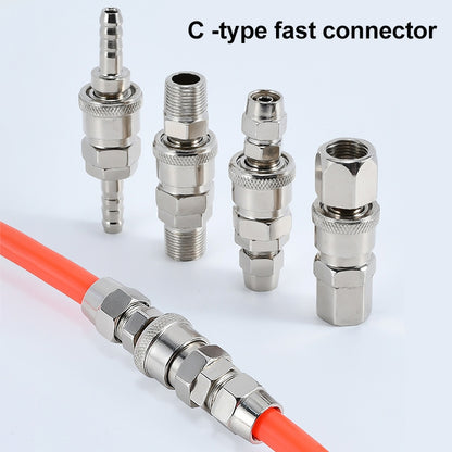 LAIZE SF+PF-40 10pcs C-type Self-lock Air Tube Pneumatic Quick Fitting Connector -  by LAIZE | Online Shopping UK | buy2fix