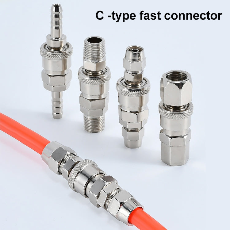 LAIZE SH+PH-20 10pcs C-type Self-lock Air Tube Pneumatic Quick Fitting Connector -  by LAIZE | Online Shopping UK | buy2fix