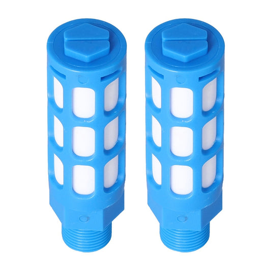 LAIZE Plastic Pneumatic Muffler, Caliber:2 Point(Blue) -  by LAIZE | Online Shopping UK | buy2fix