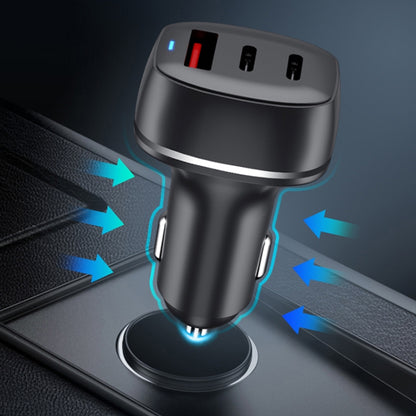 ACC-579 53W USB+ Dual USB-C/Type-C Fast Charge Car Charger(Black) - In Car by buy2fix | Online Shopping UK | buy2fix