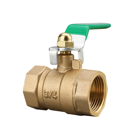 LAIZE Pneumatic Hose Connector Thickened Brass Ball Valve, Size:Double Inside 6 Point 3/4 inch - Valve Series by LAIZE | Online Shopping UK | buy2fix