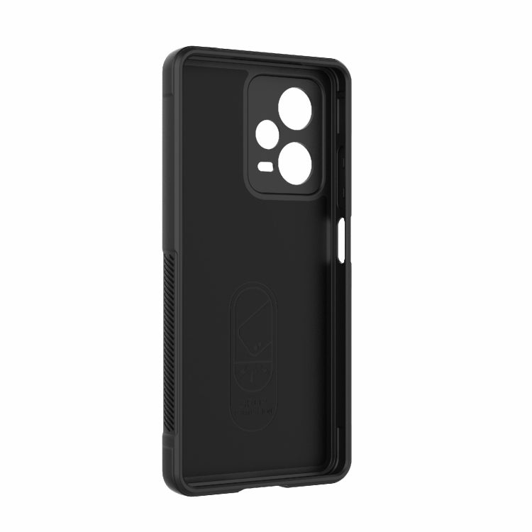 For Xiaomi Redmi Note 12 Pro+ China / Global Magic Shield TPU + Flannel Phone Case(Light Blue) - Note 12 Pro+ Cases by buy2fix | Online Shopping UK | buy2fix