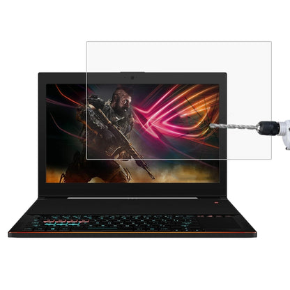 For ASUS ROG ZEPHYRUS (GX501) 15.6 inch Laptop Screen HD Tempered Glass Protective Film - Computer & Networking by buy2fix | Online Shopping UK | buy2fix