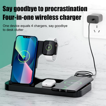 OW-02 15W 4 in 1 Phone Wireless Charger(Black) - Wireless Charger by buy2fix | Online Shopping UK | buy2fix