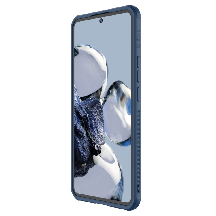 For Xiaomi 12T Pro NILLKIN PC + TPU Phone Case(Blue) - Xiaomi Cases by NILLKIN | Online Shopping UK | buy2fix