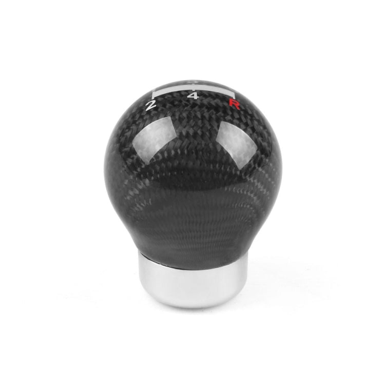 Universal Car Carbon Fiber Gear Shift Knob, 5-speed - In Car by buy2fix | Online Shopping UK | buy2fix