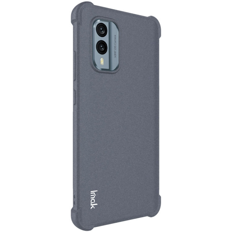 For Nokia X30 5G imak Shockproof Airbag TPU Phone Case(Matte Grey) - Nokia Cases by imak | Online Shopping UK | buy2fix