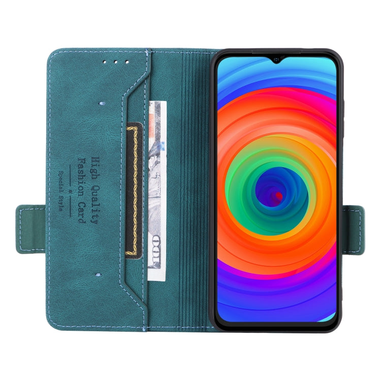 For Ulefone Note 14 Magnetic Clasp Leather Phone Case(Green) - Ulefone Cases by buy2fix | Online Shopping UK | buy2fix