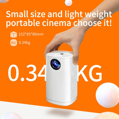 T1 480x360 800 Lumens Portable Mini LED Projector, Specification:EU Plug(White) - LED Projector by buy2fix | Online Shopping UK | buy2fix