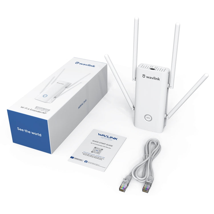 Wavlink AERIAL D4X AX1800Mbps Dual Frequency WiFi Signal Amplifier WiFi6 Extender(AU Plug) - Broadband Amplifiers by WAVLINK | Online Shopping UK | buy2fix