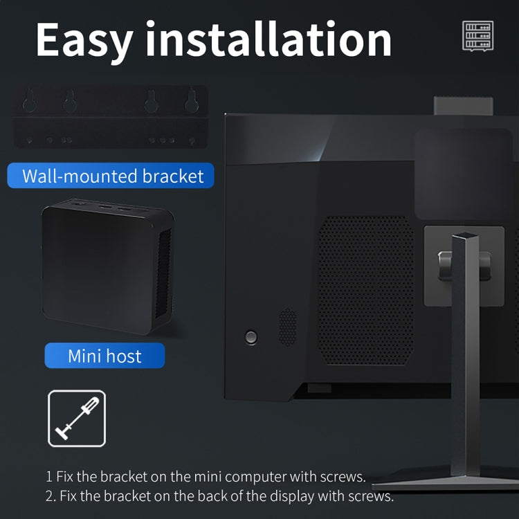 ZX03 Windows 11 Mini PC, Intel Alder Lake N95, Support Dual HDMI Output, Spec:8GB+256GB(UK Plug) -  by buy2fix | Online Shopping UK | buy2fix