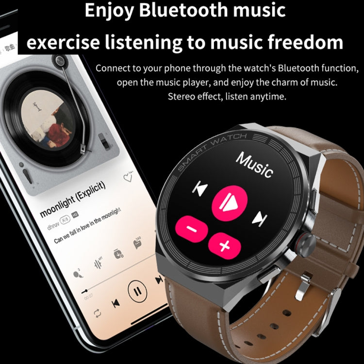 BM01 1.45 inch Silicone Band IP68 Waterproof Smart Watch Support Bluetooth Call / NFC(Silver) - Smart Wear by buy2fix | Online Shopping UK | buy2fix