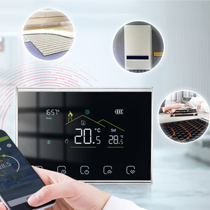 BHT-8000RF-VA- GBC Wireless Smart LED Screen Thermostat Without WiFi, Specification:Electric Boiler Heating - Consumer Electronics by buy2fix | Online Shopping UK | buy2fix