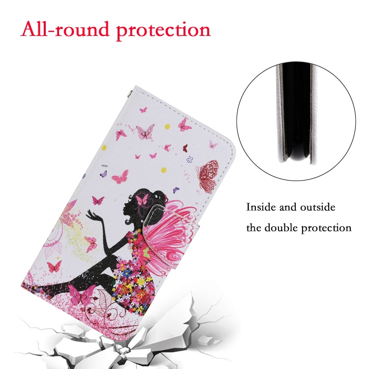 For Xiaomi Redmi Note 12 5G Global/Poco X5 Colored Drawing Pattern Flip Leather Phone Case(Dancing Girl) - Note 12 Cases by buy2fix | Online Shopping UK | buy2fix